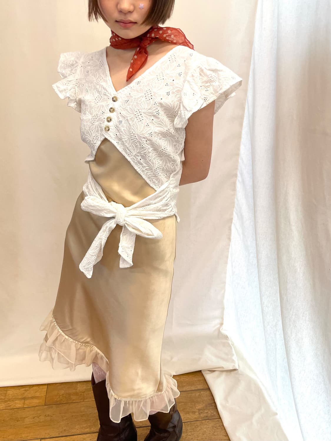 ribbon vest 상품이미지1