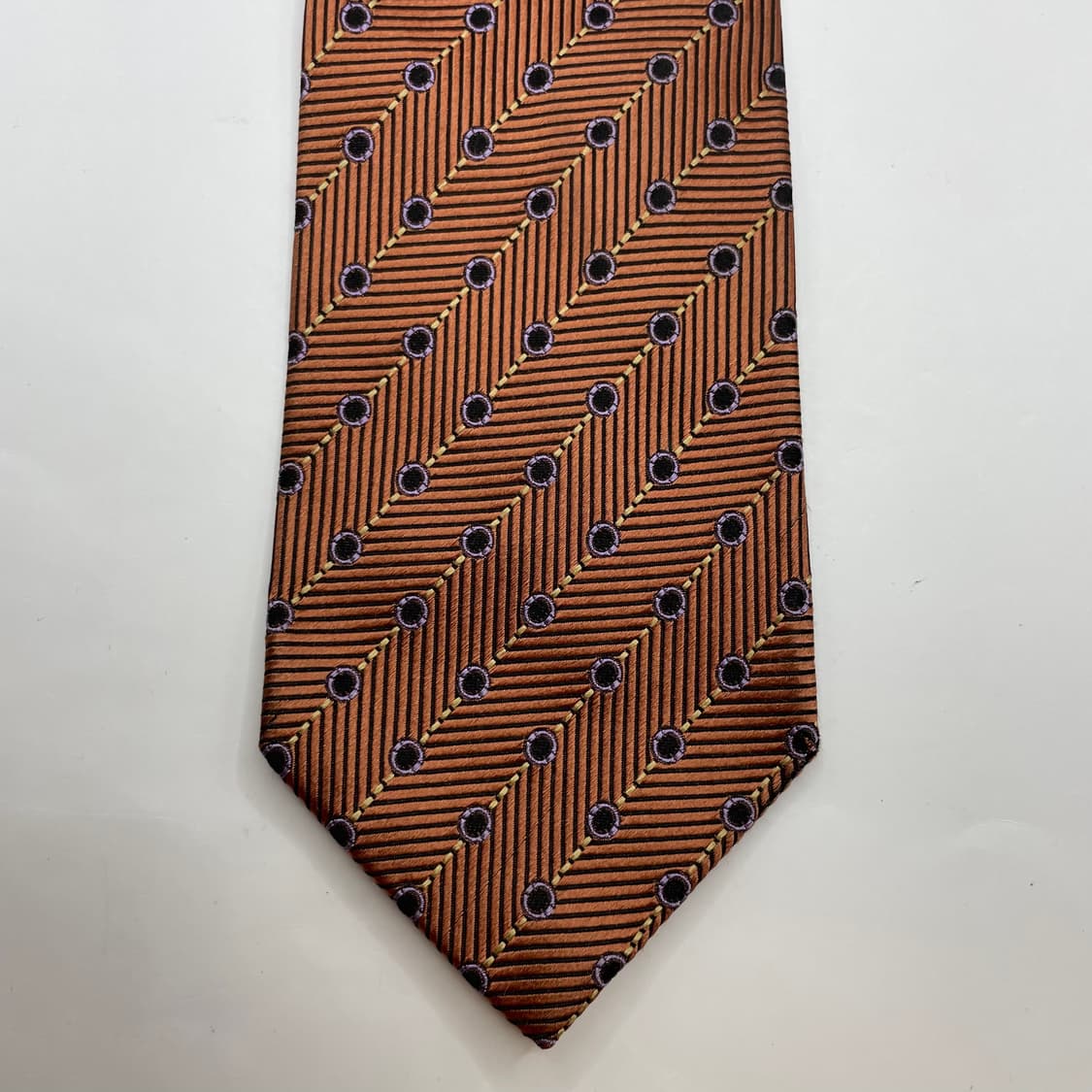472) (Ermenegildo zegna) 에르메네질도제냐 패턴 넥타이 상품이미지3