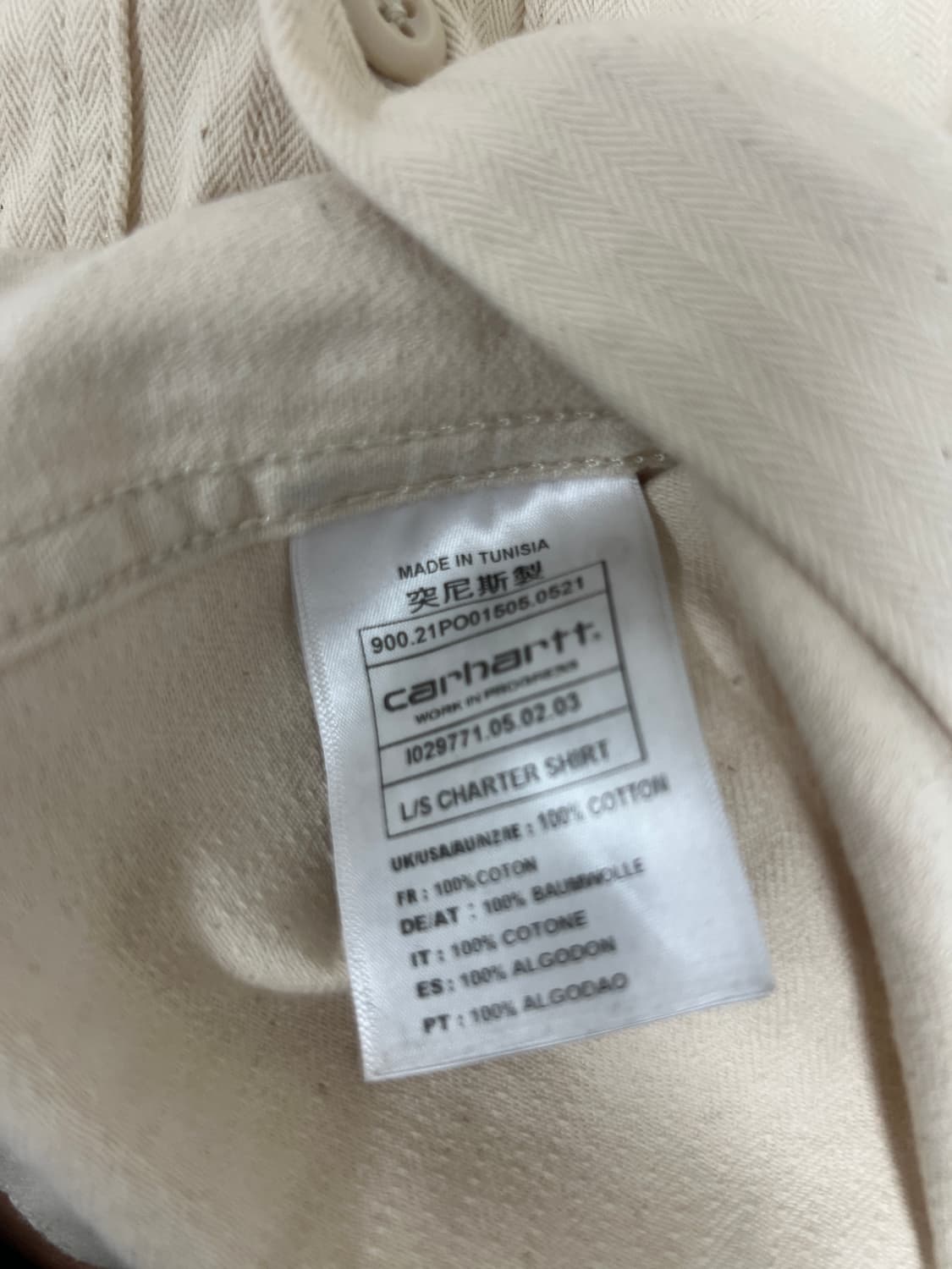 Carhartt Wip L/S Charter Shirt 상품이미지5