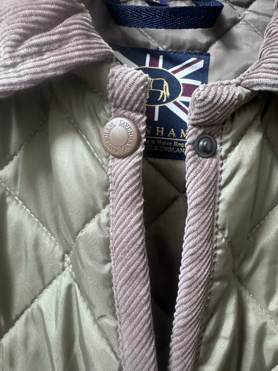 라벤헴 lavenham 퀼팅자켓 36 상품이미지6