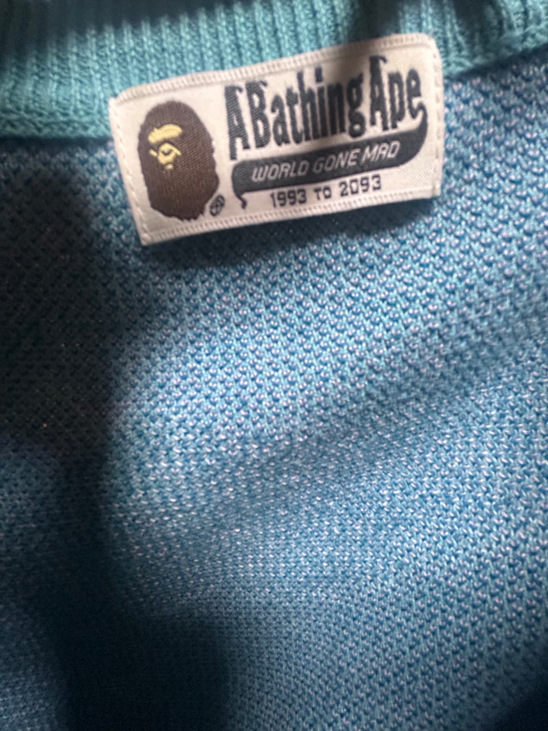 베이프 카모플라지 사루 패턴 가디건 상품이미지3