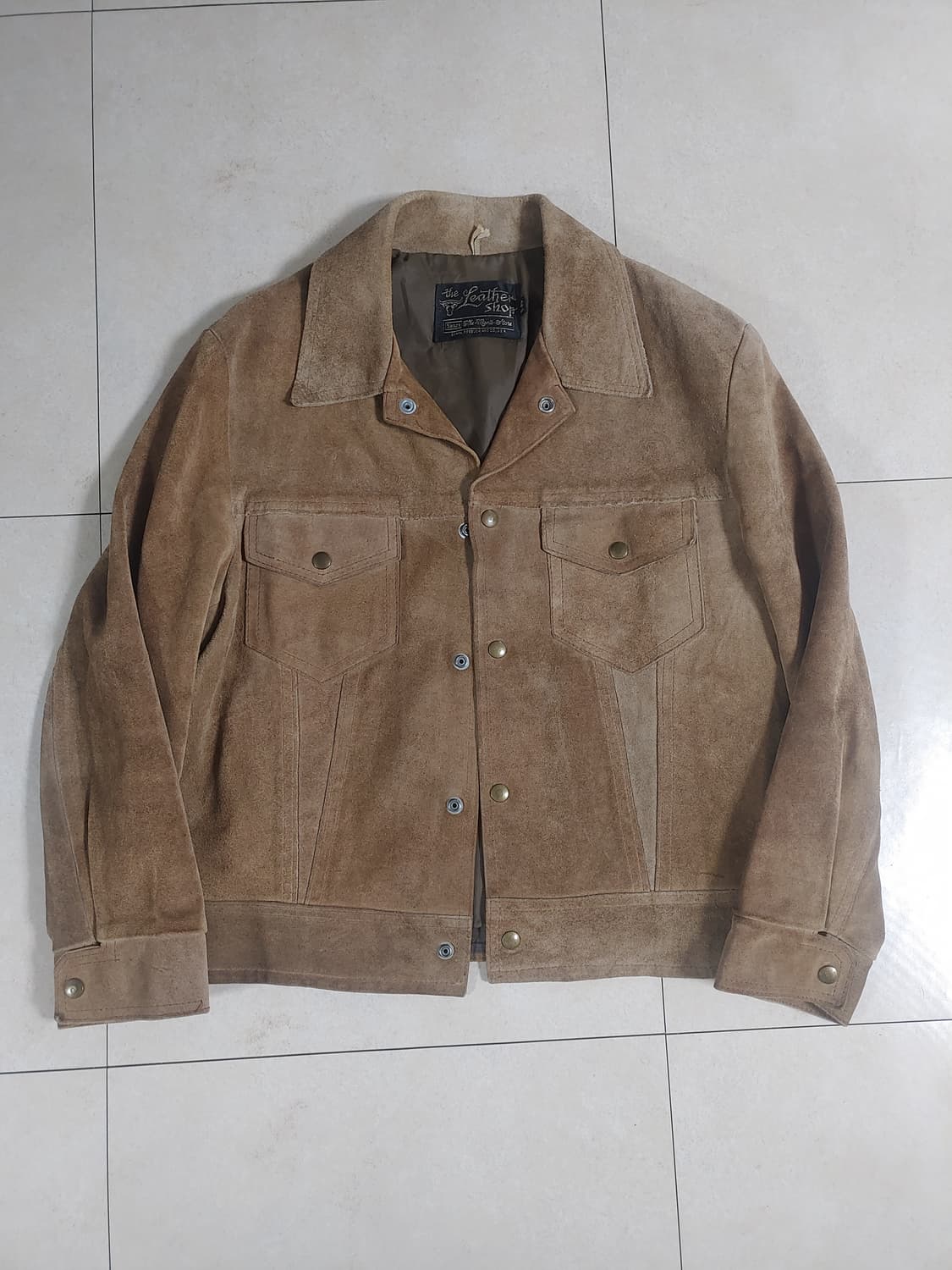 70s sears 스웨이드 트러커 자켓 상품이미지1