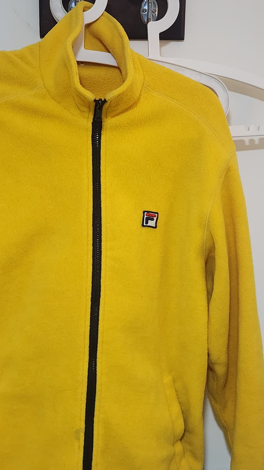 일본 휠라 노랑 플리스 FREE 상품이미지2