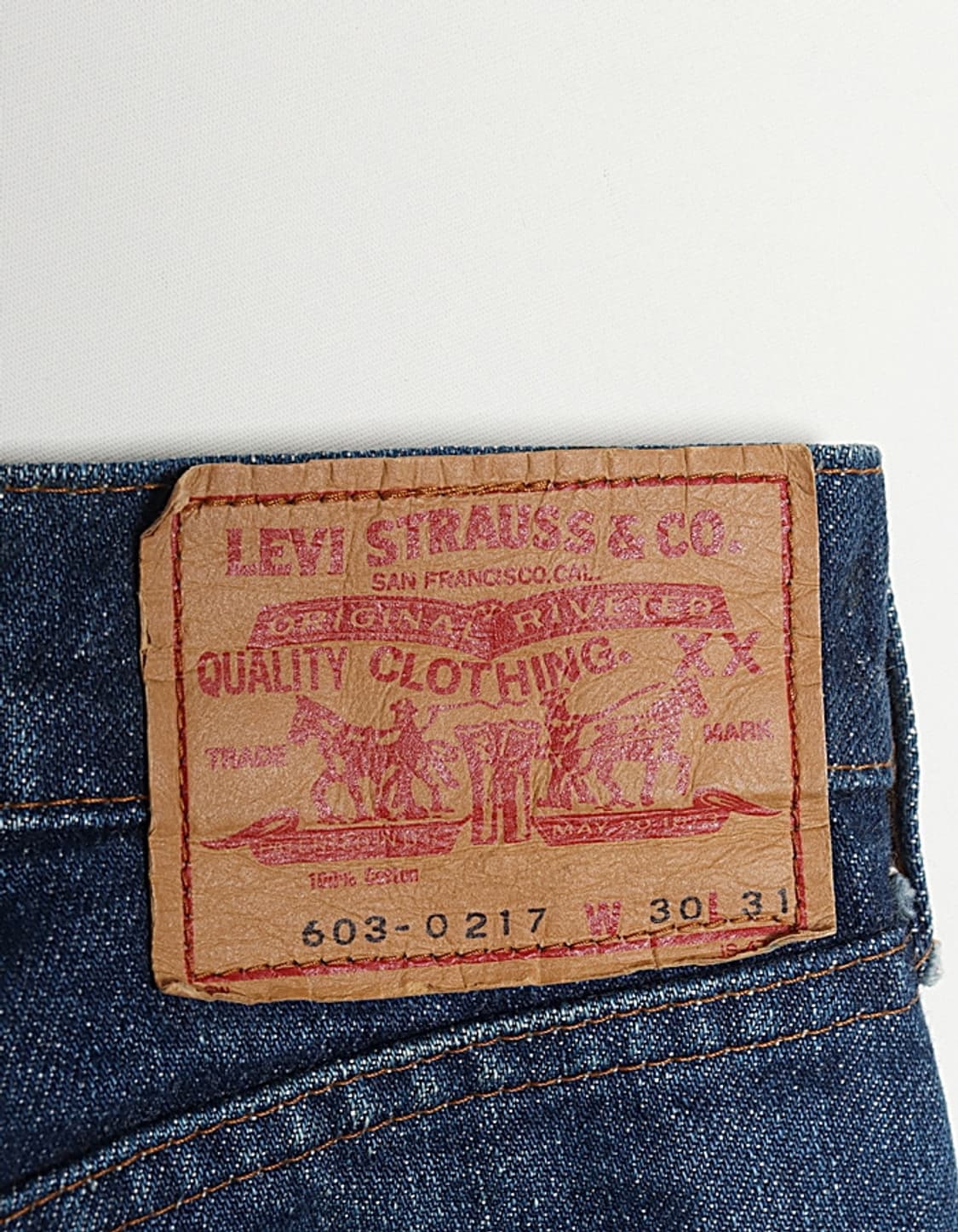 80's Levi's 603-0217 Tapered Denim (29) 상품이미지8