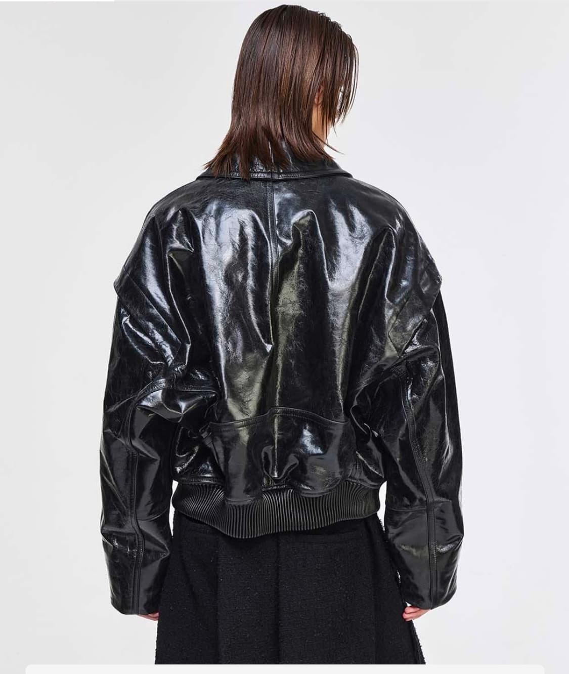 송지오컬렉션 숄카라 레더 자켓48 상품이미지3