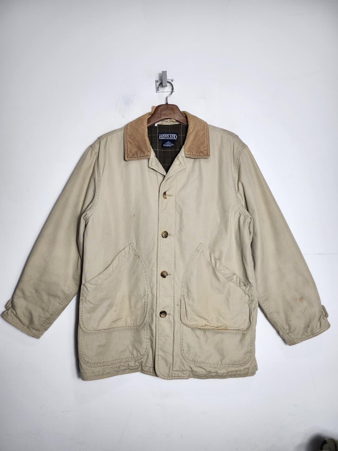 M 랜즈엔드 코듀로이 카라넥 초어 자켓 상품이미지1