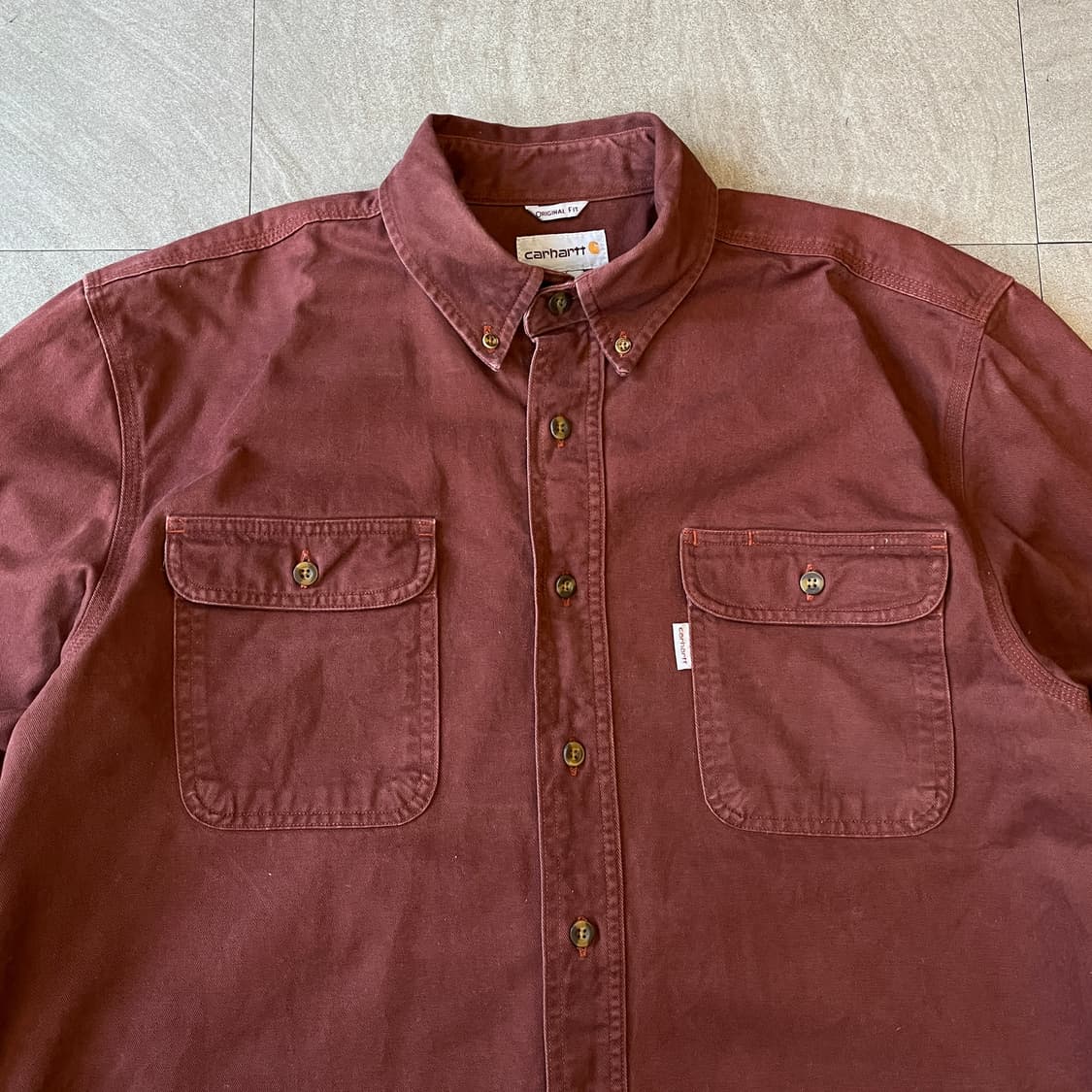 칼하트 정품 오리지널 해비 코튼 긴팔 셔츠 상품이미지3