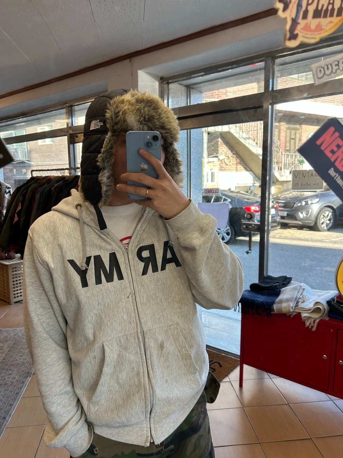 노스페이스 패딩 트루퍼햇 상품이미지7