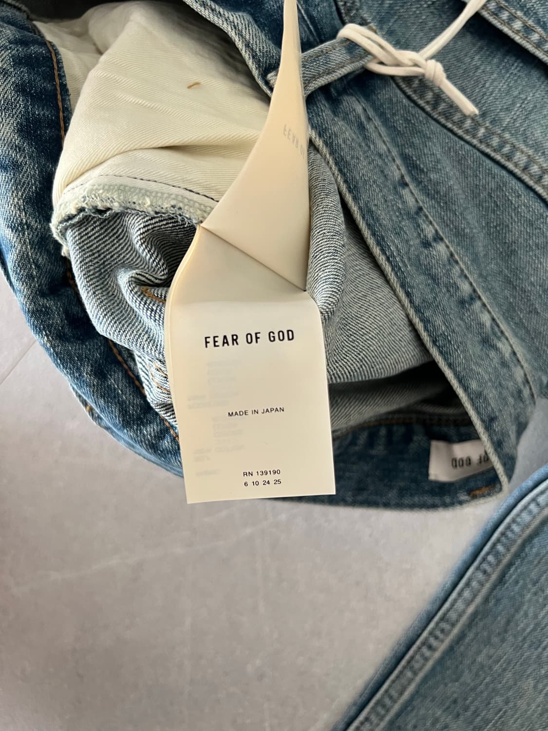 [새제품][31] 피어오브갓 클래식 5포켓 데님 상품이미지5