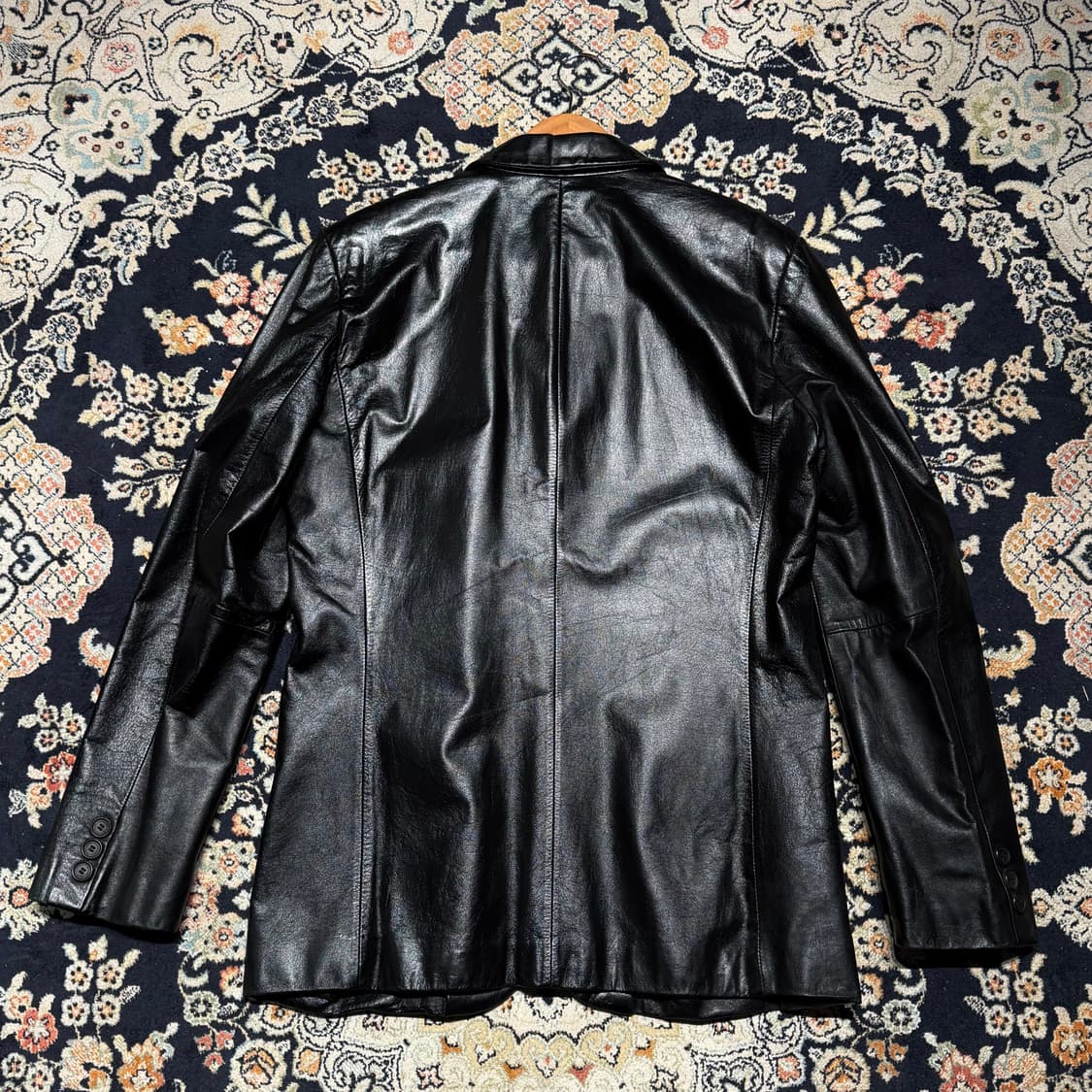 보이런던 00s 카우레더 카 코트 100 소가죽 상품이미지7