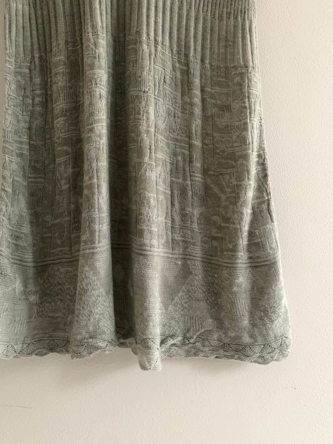 Knit Slim Top Dress(Grey) 상품이미지4