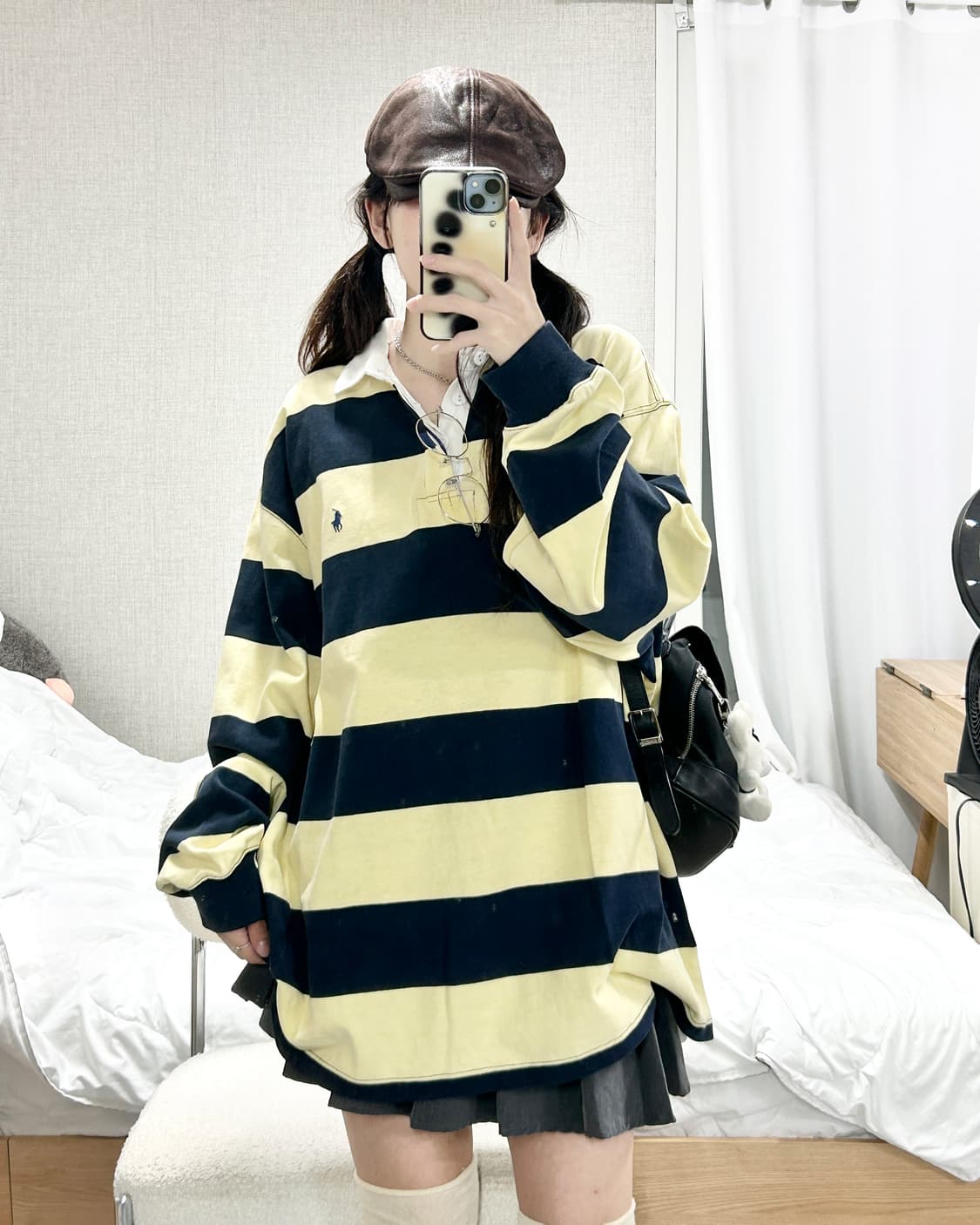 폴로 네이비포니 단가라 럭비티 상품이미지4