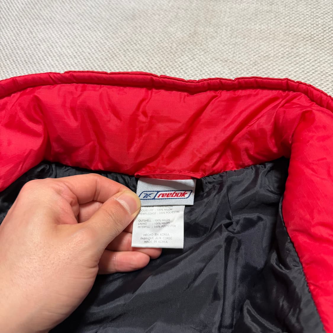 리복 NFL 캔자스시티 치프스 패딩 자켓 상품이미지4