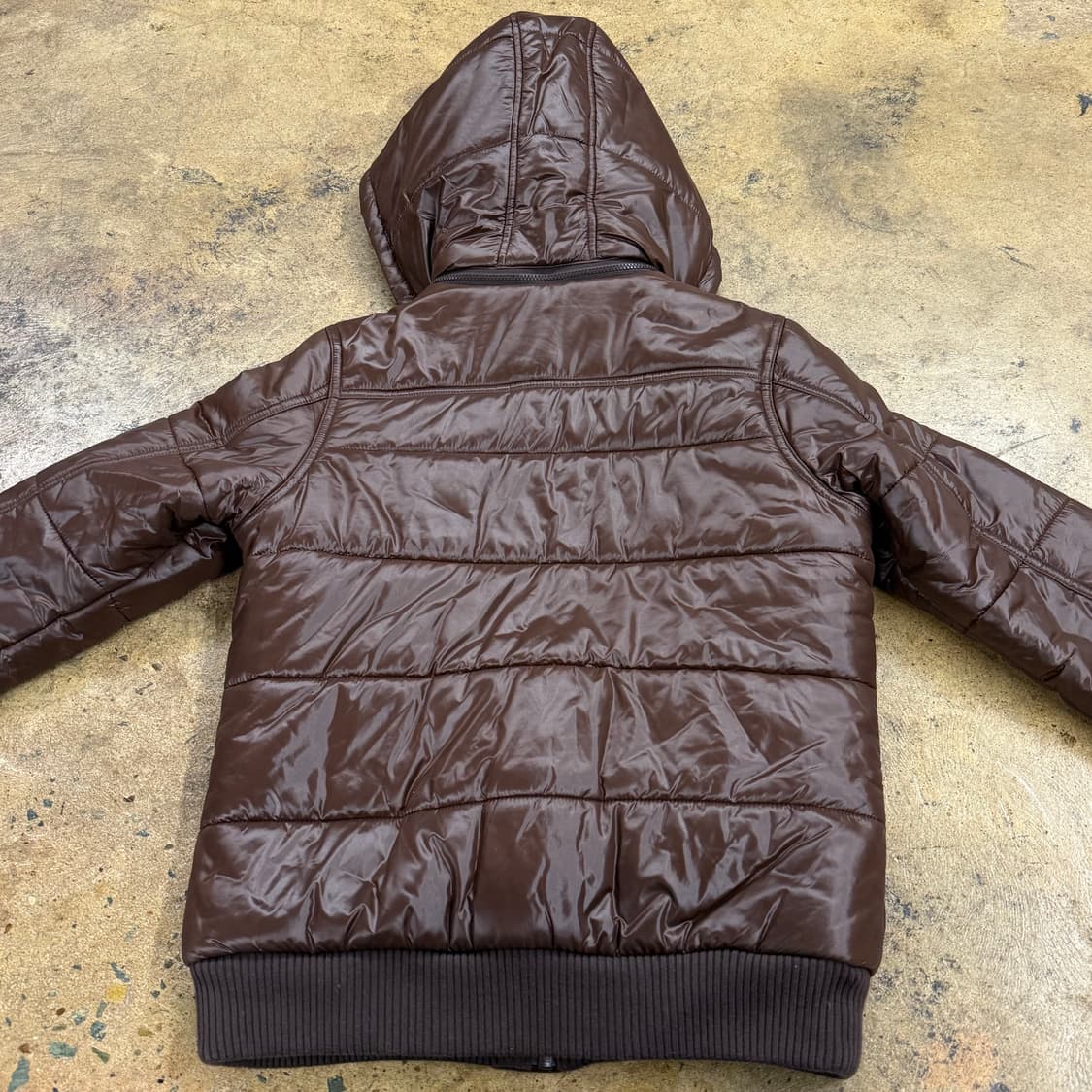 나이키 초코 브라운 후드 숏패딩  상품이미지4