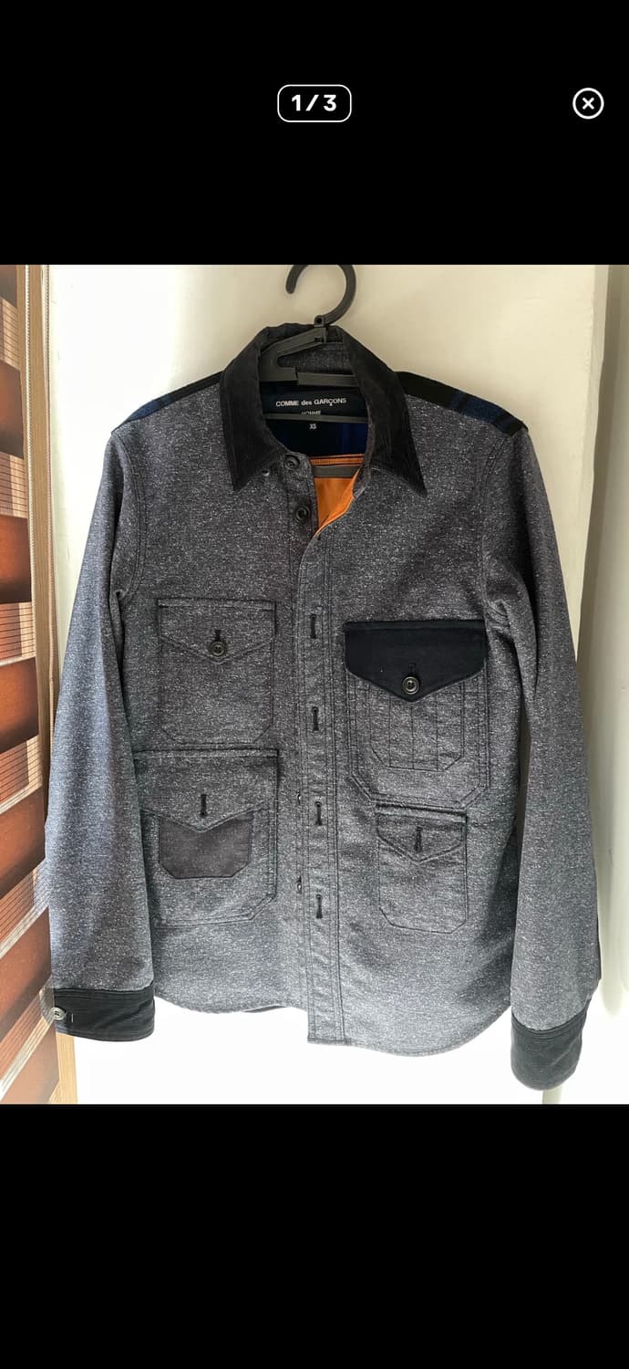 꼼데가르송옴므 셔츠 자켓 상품이미지1
