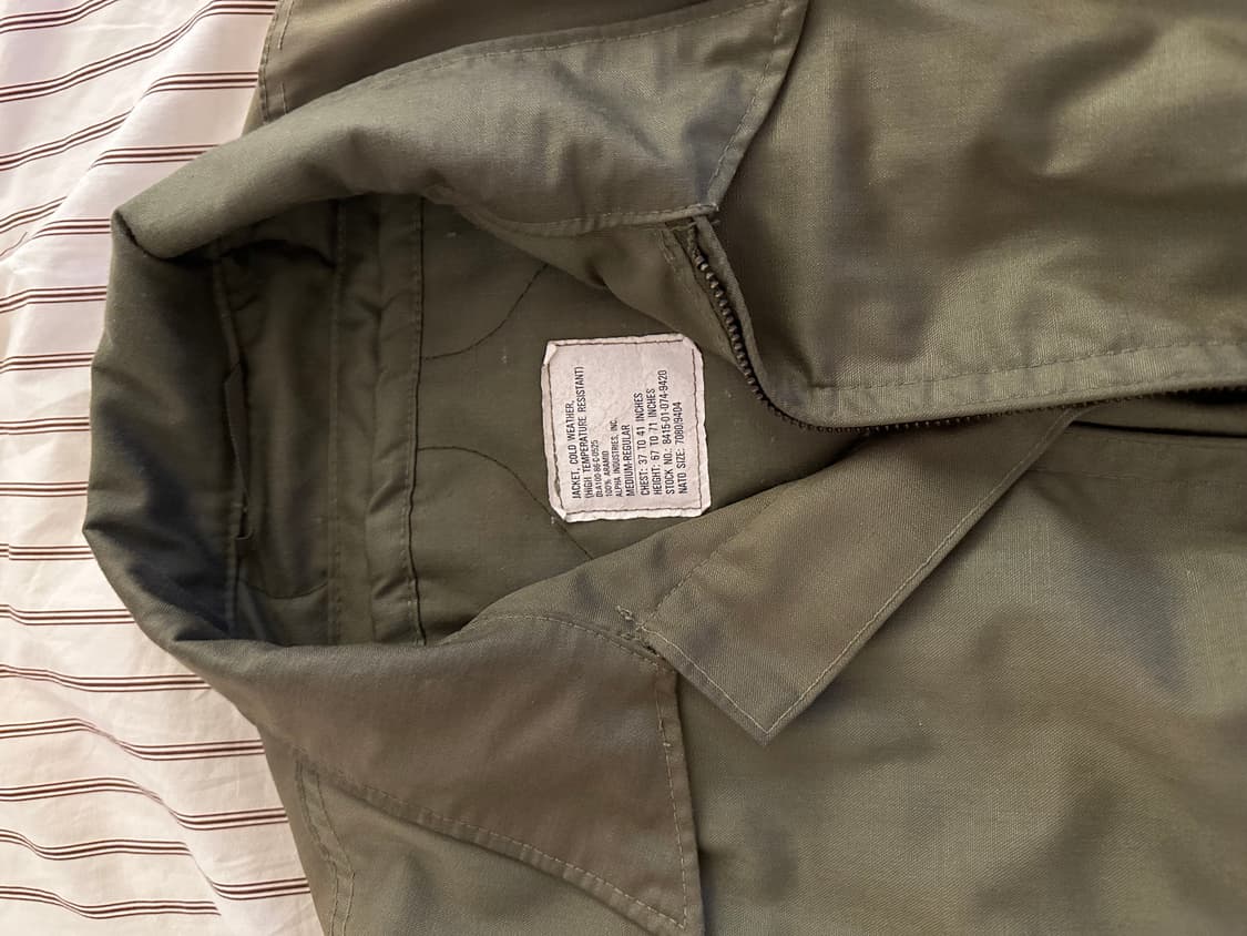 미군 오리지널 CVC 탱커 자켓 (100) 상품이미지6