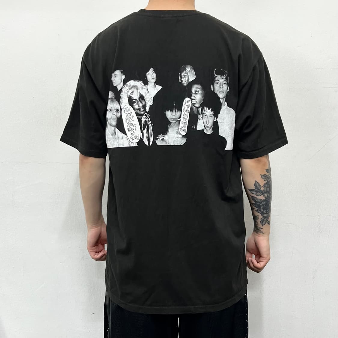 스투시 x 마틴로즈 피그먼트 다이드 반팔 상품이미지4