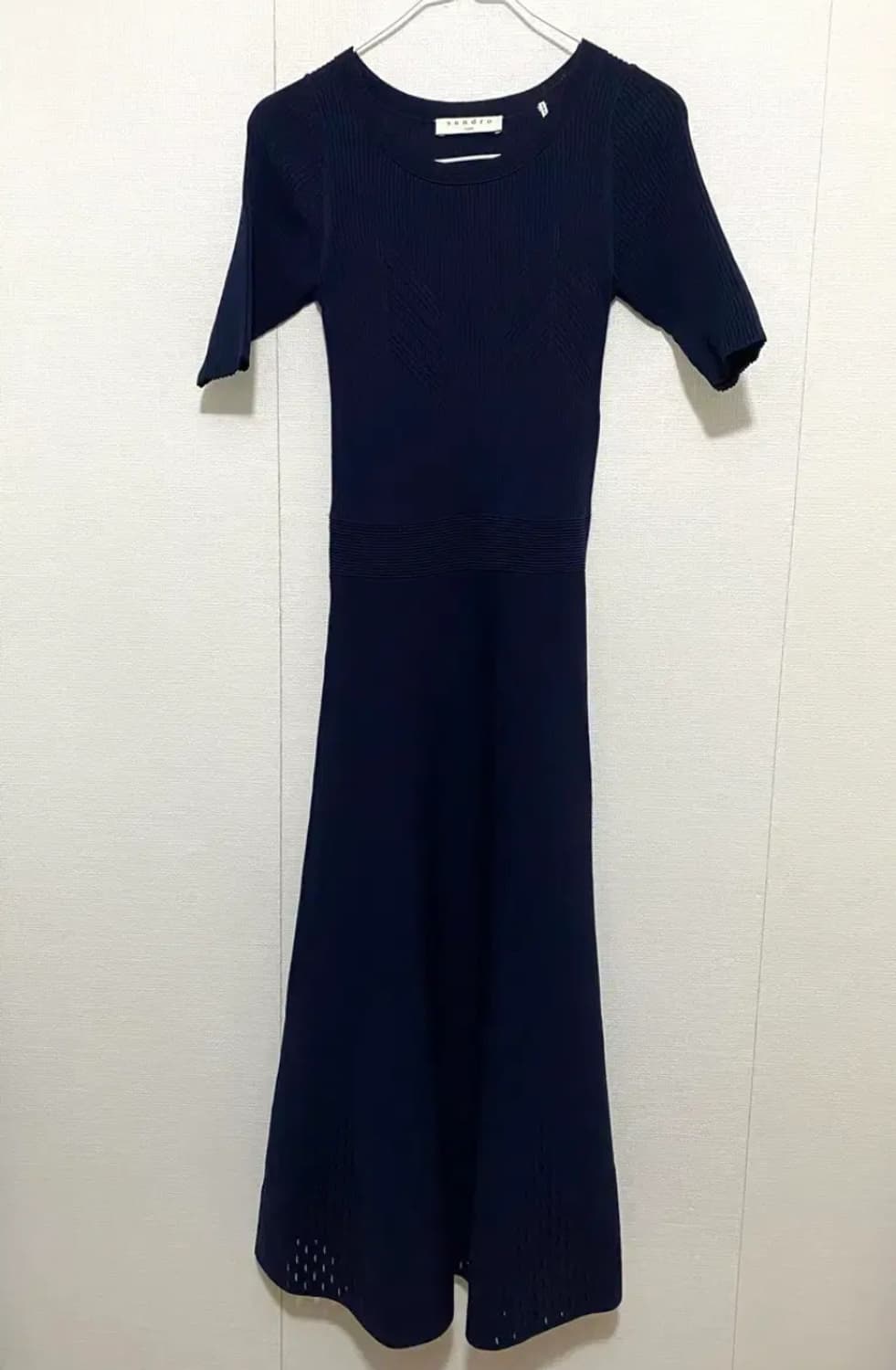 산드로 골지 니트 롱 원피스  상품이미지3