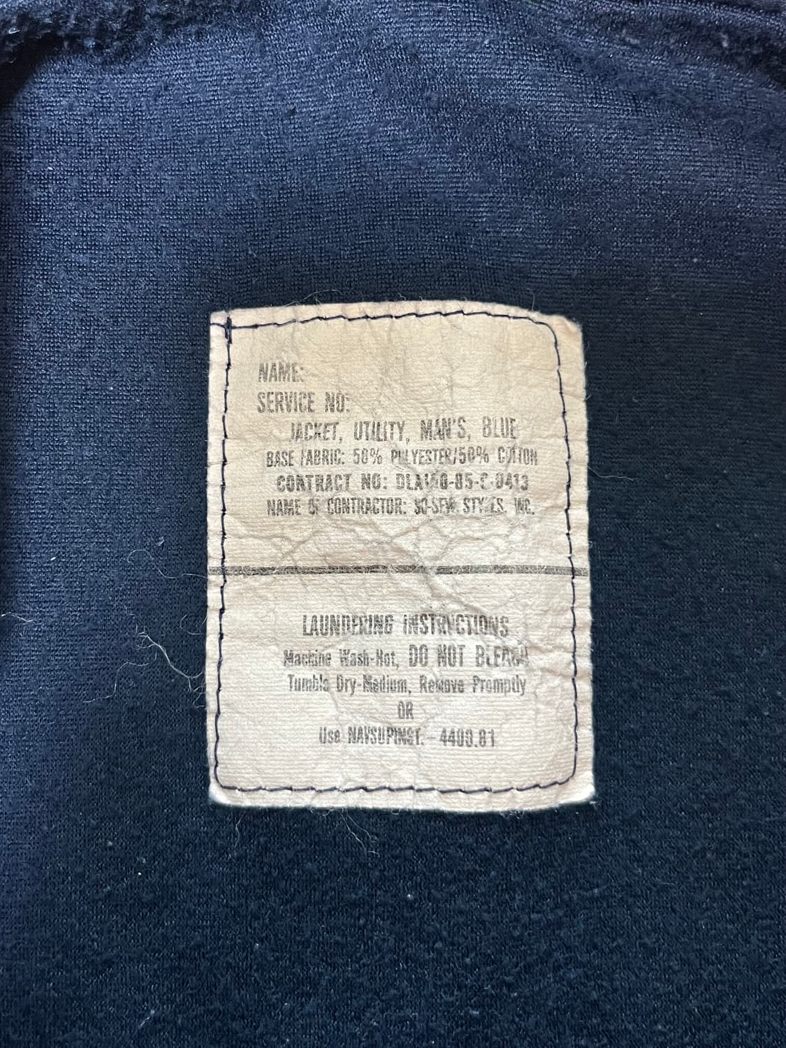 85년 생산 미 해군 유틸리티 자켓(USN Utility Jacket) 상품이미지3