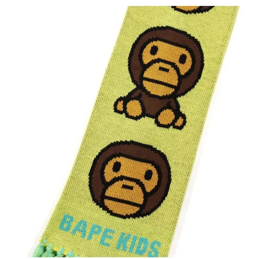[품절제품/미개봉새상품] bape 베이프 베이비 마일로 니트 머플러 상품이미지2