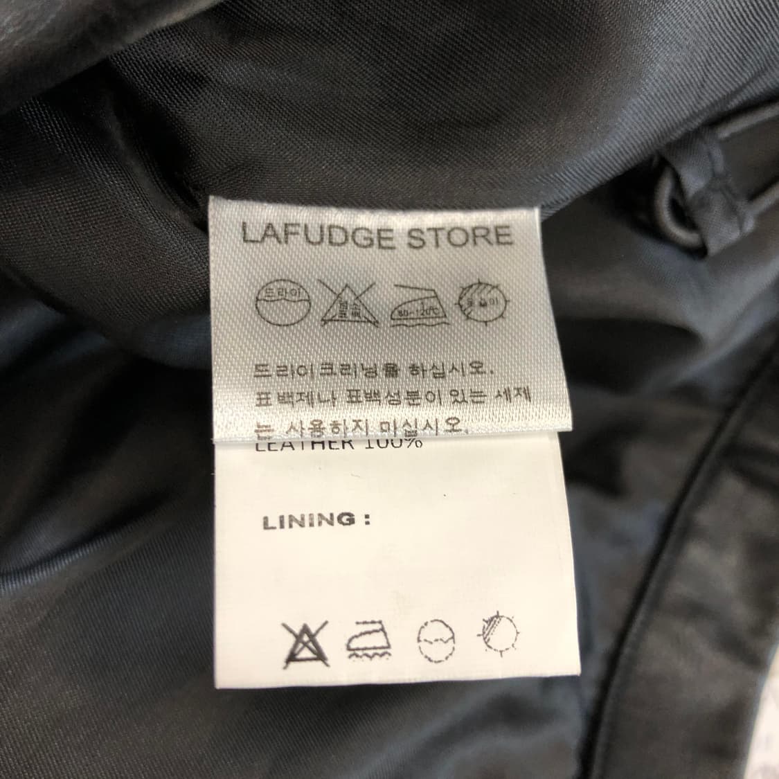 라퍼지스토어 버핑레더 투웨이 후드자켓 M 상품이미지6
