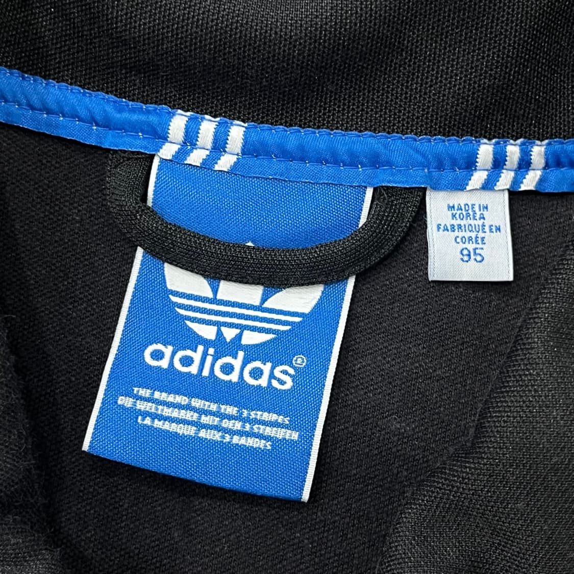 95 아디다스 유로파 블랙 져지 트랙 자켓 상품이미지3