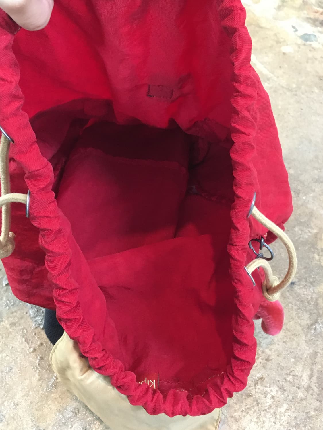 키플링 복조리 백팩 레드 상품이미지9