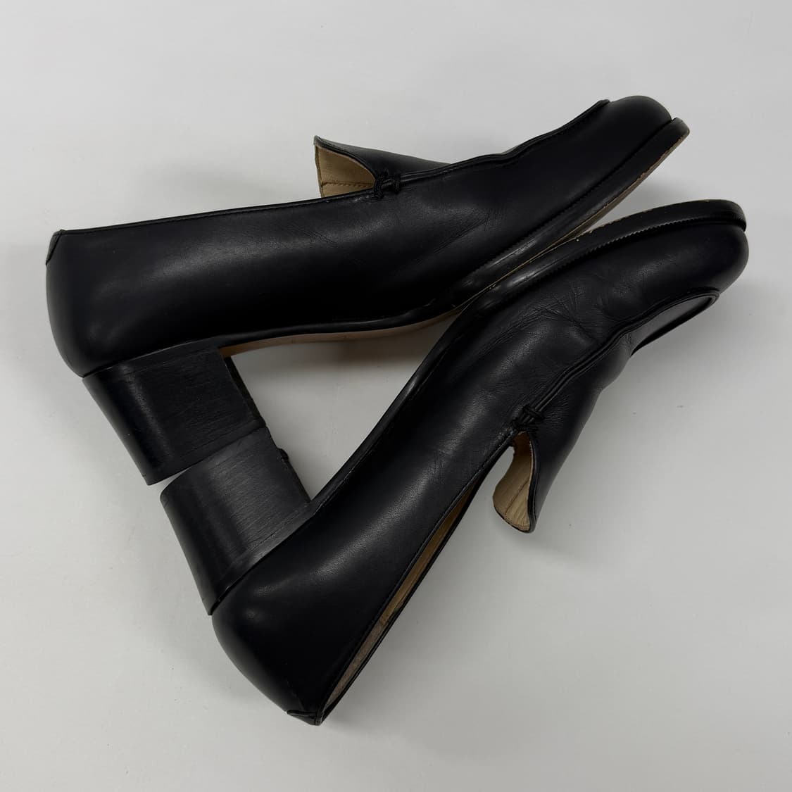90s Margaret Howell mid heel loafers 상품이미지5