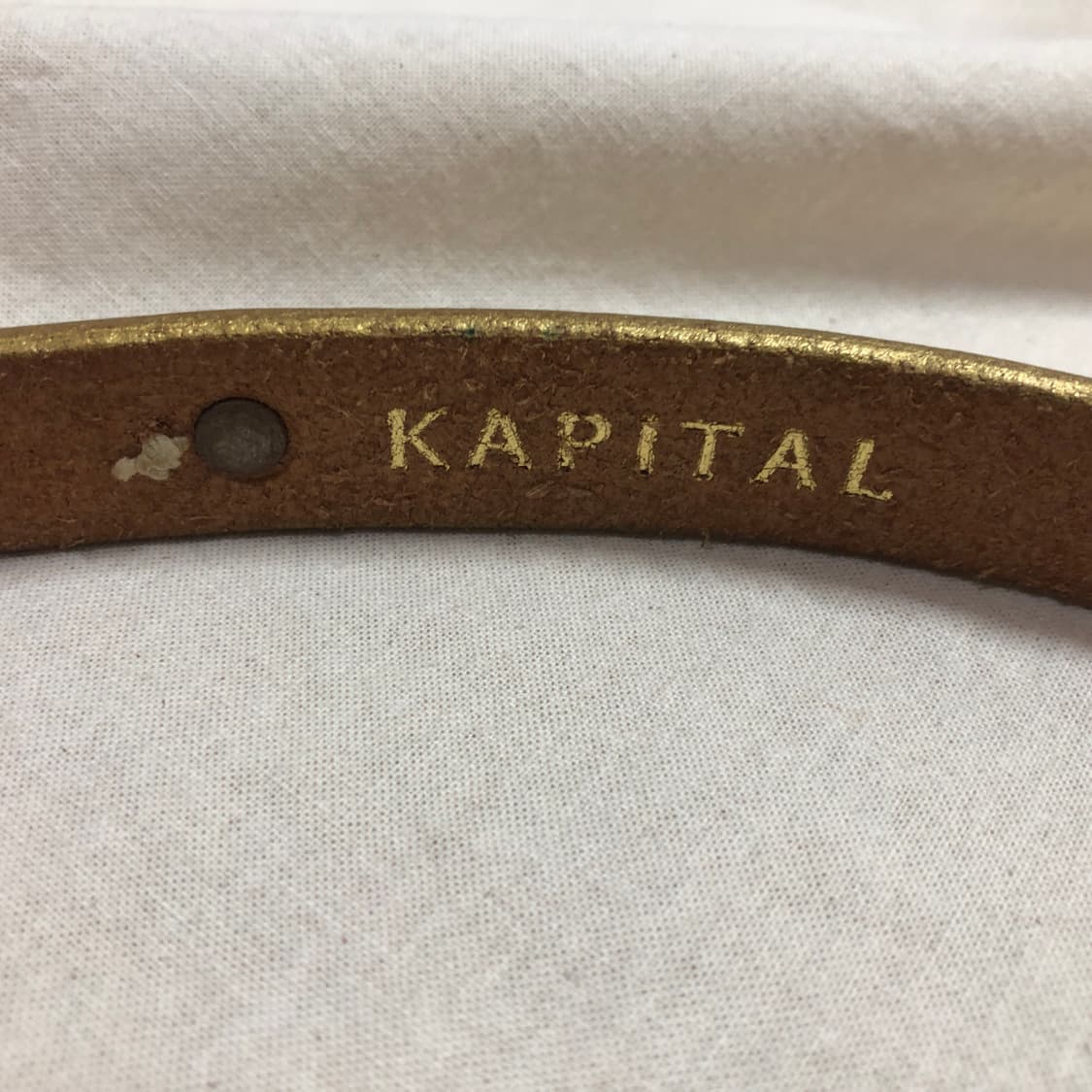 캐피탈 레더 벨트 상품이미지5