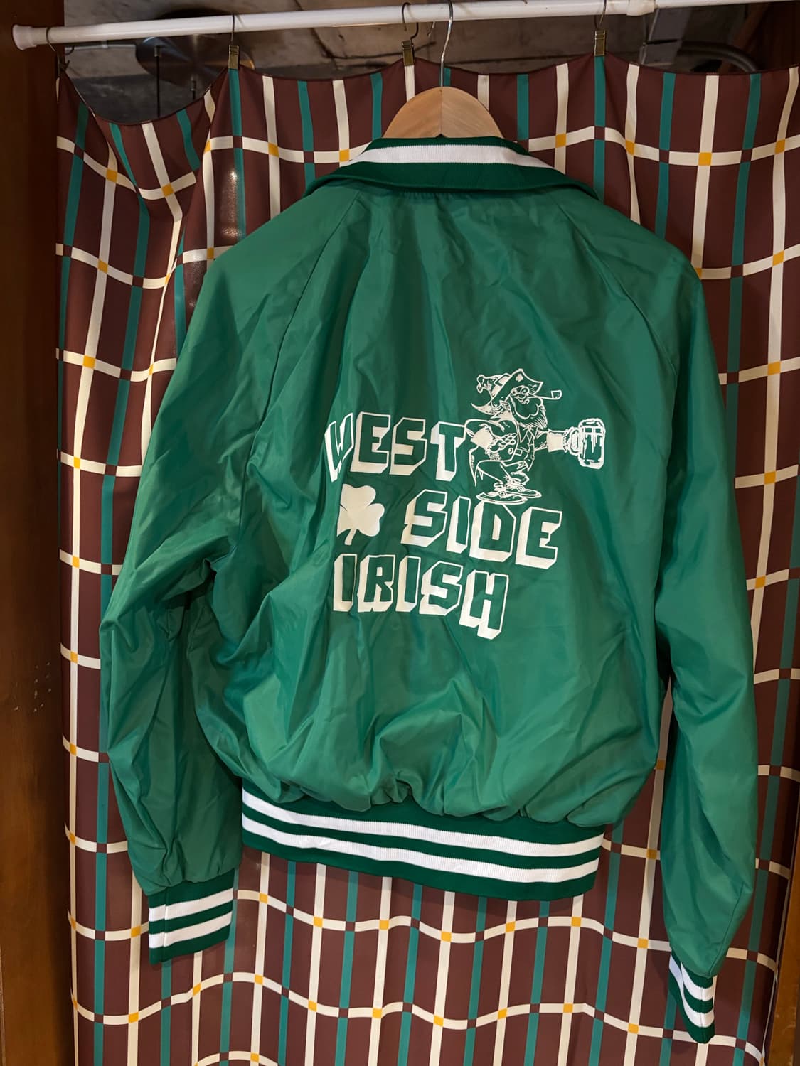 Hilton 빈티지 새틴 봄버 자켓 상품이미지6