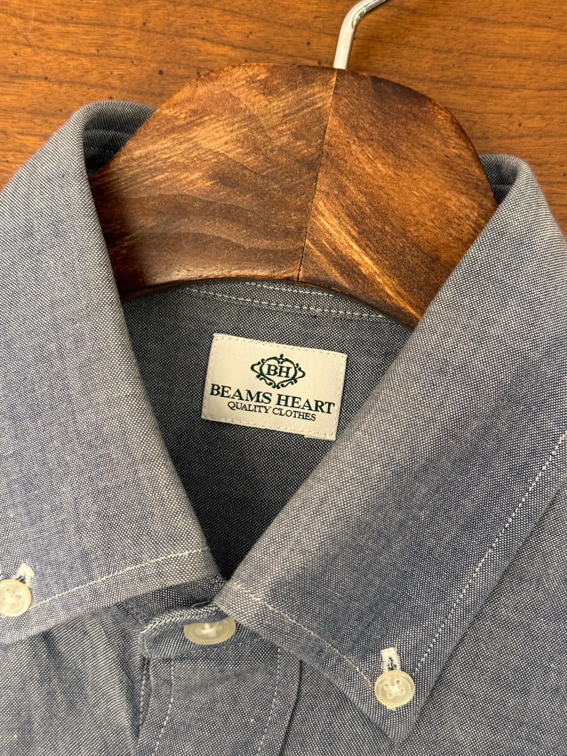 BEAMS HEART Short Sleeve Chambray Shirt 상품이미지6