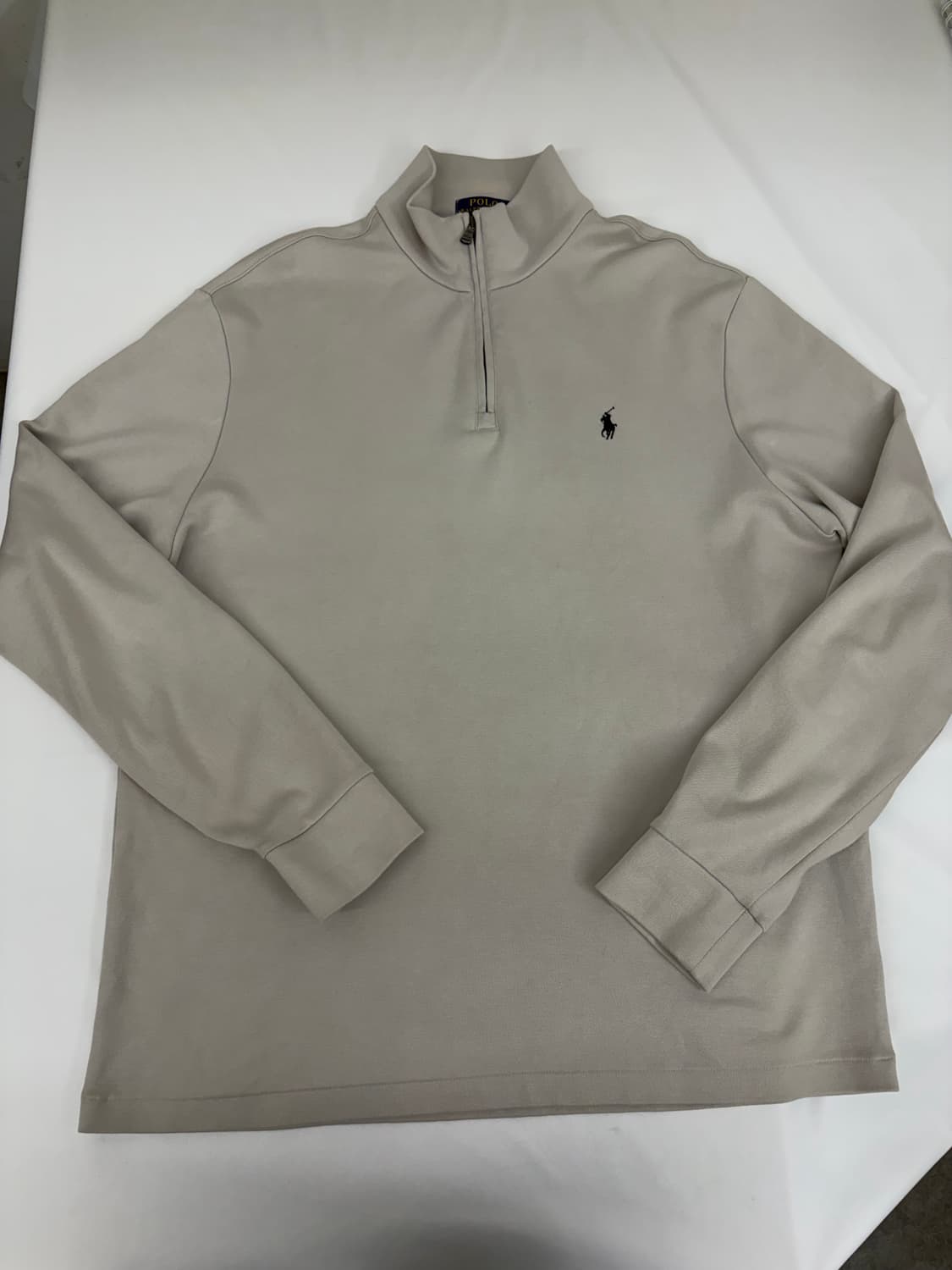 [2XL] 폴로 랄프로렌 하프넥 반집업 긴팔티 상품이미지1