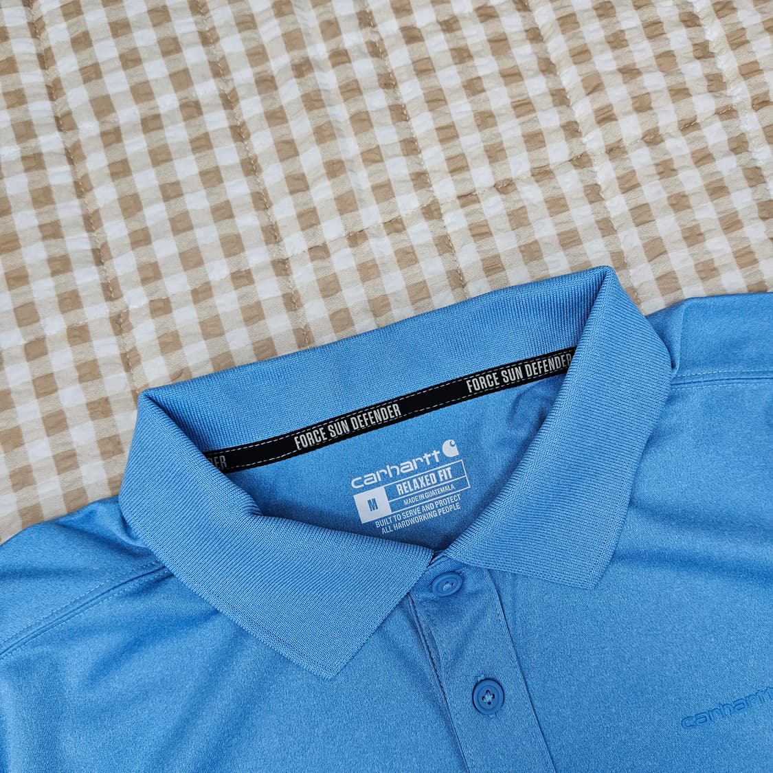 칼하트 기능성 반소매 카라티 남자100~105 상품이미지2