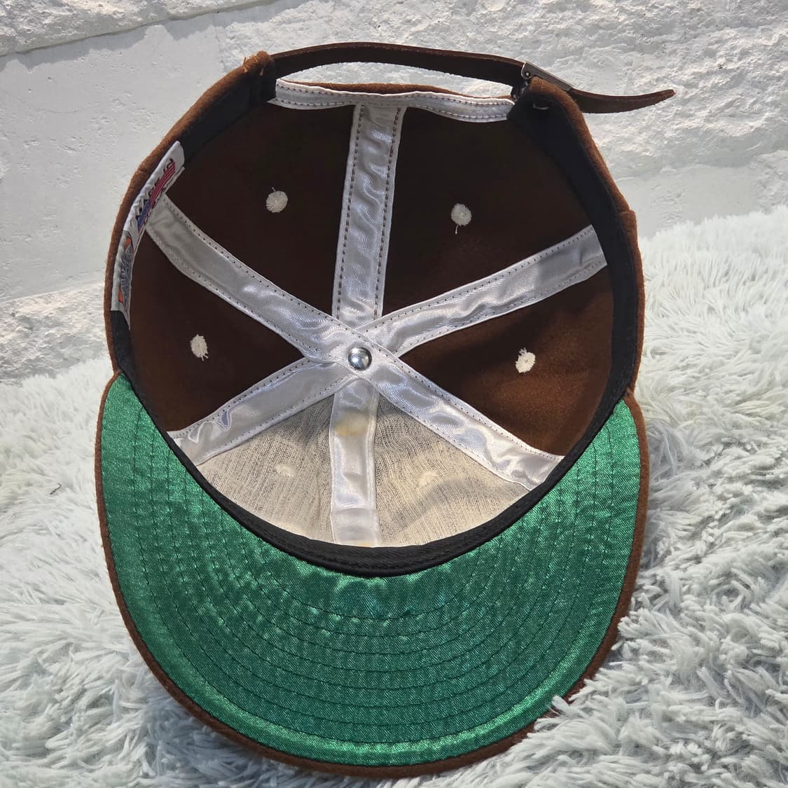 p1-8:에베츠필드 빈티지 플란넬 캡 브라운 USA(56-60) 상품이미지6