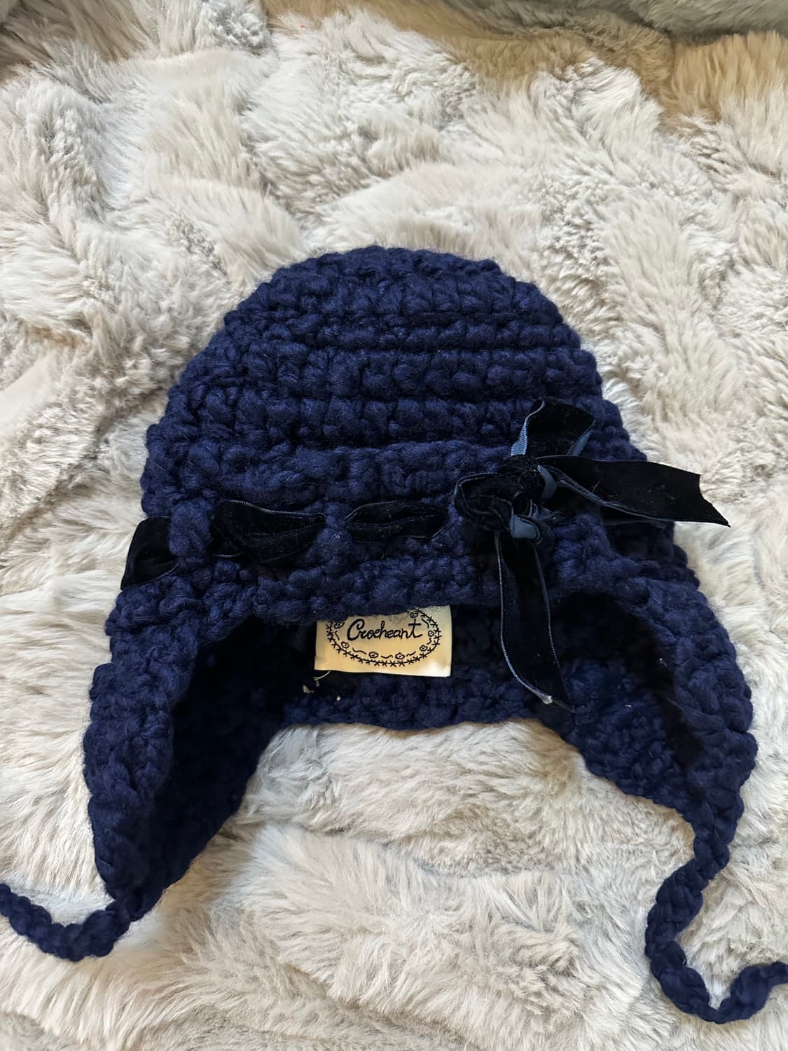 크로쉐안트 모자 판매합니다.  상품이미지1