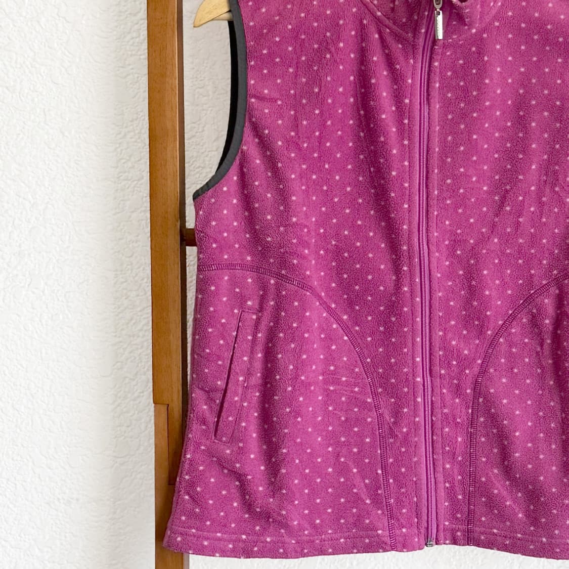 [DUNLOP] 베리 도트 보아 집업 베스트 상품이미지6