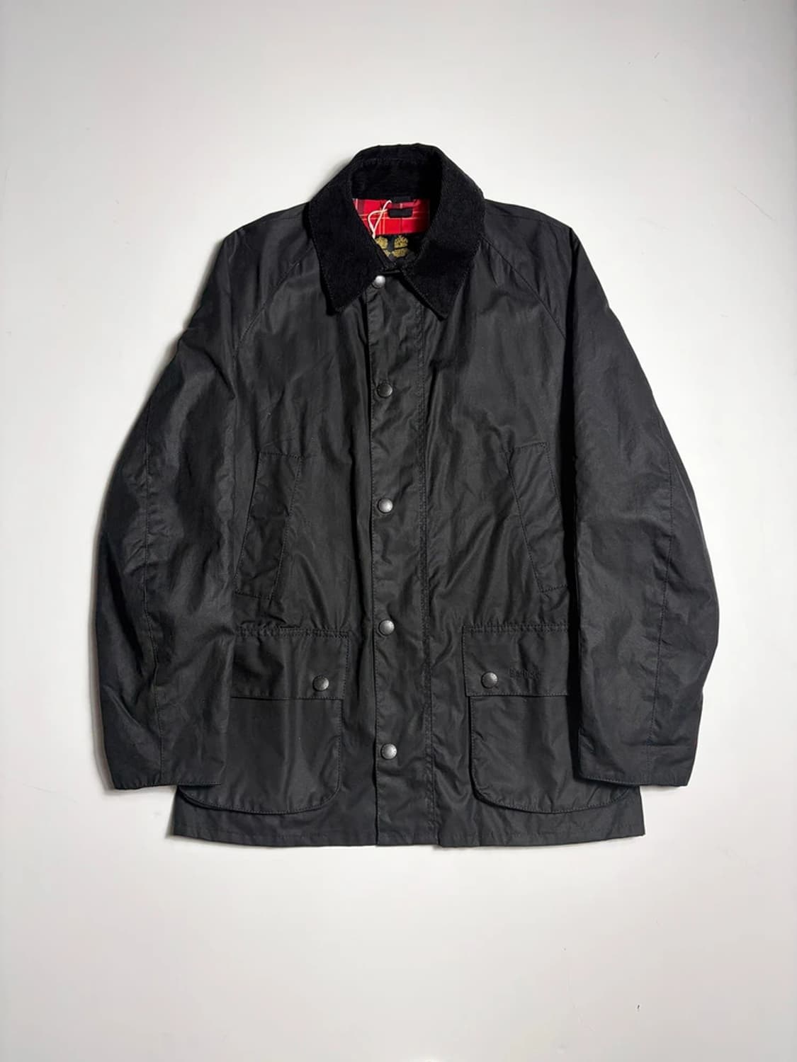 바버 Barbour 타탄 체크 안감 애쉬비 왁스 자켓 R1886 상품이미지1