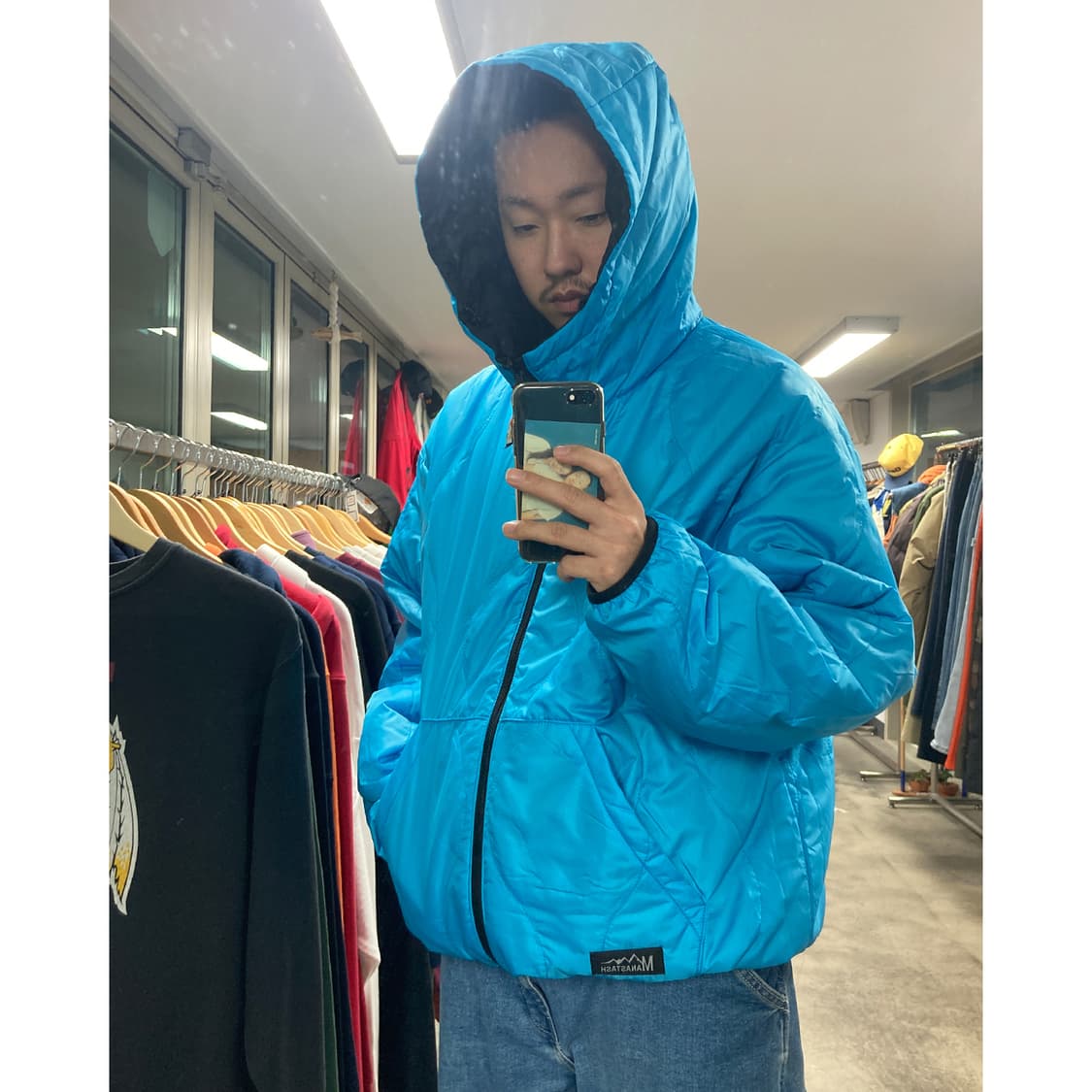 마나스타쉬 리버서블 프리마로프트 경량 패딩 상품이미지2