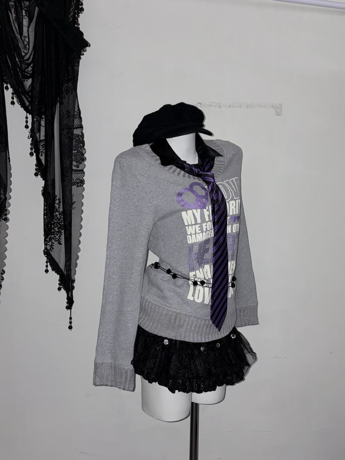 쇼콜라 큐트 고스 락스타 퍼플 코디세트 💜💜💜 상품이미지1