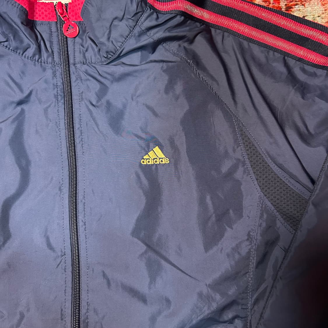 [M] 아디다스 글리터 핑크 삼선 바람막이 상품이미지4
