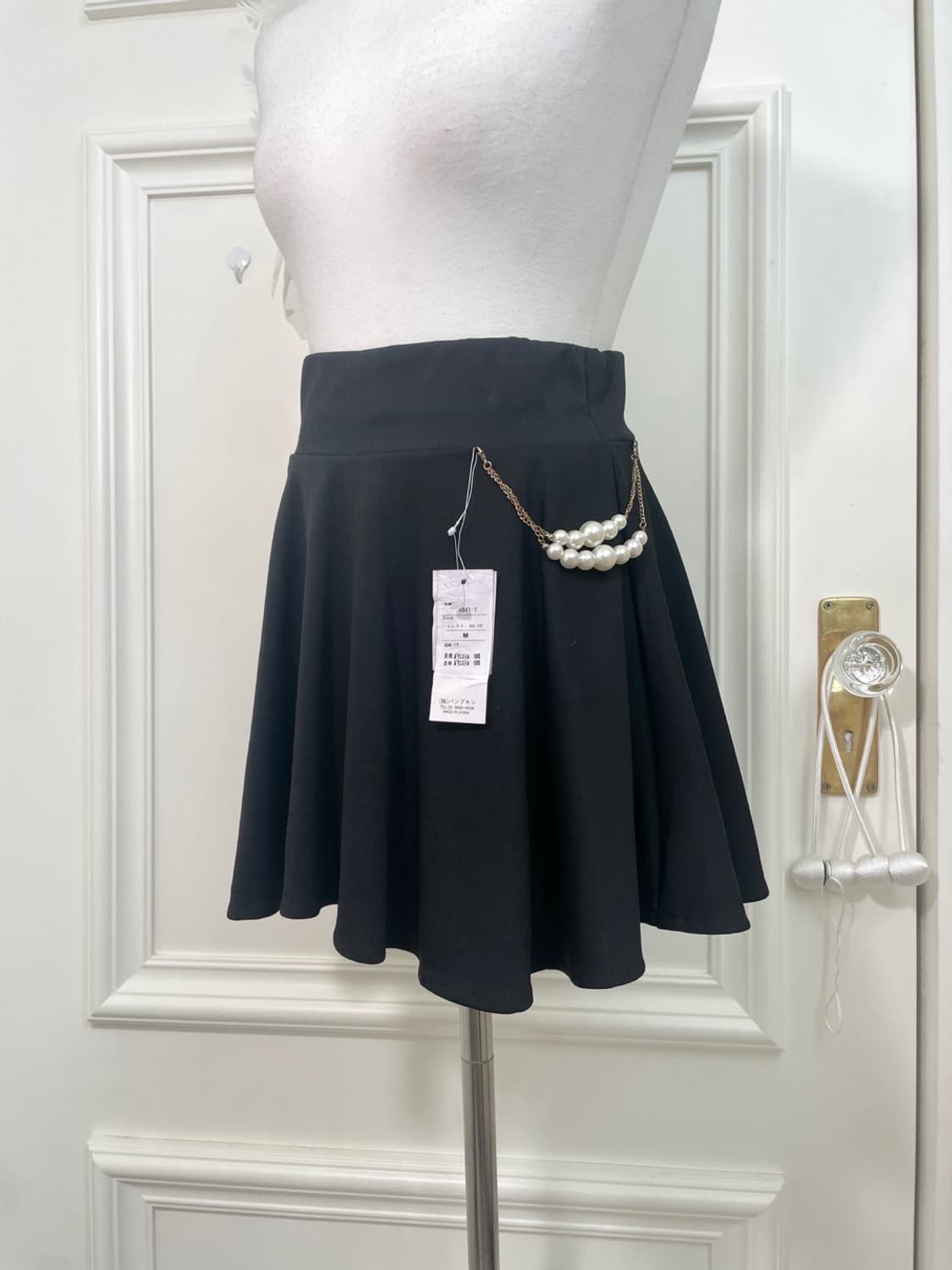 black pearl charm flare mini banding ski 상품이미지6