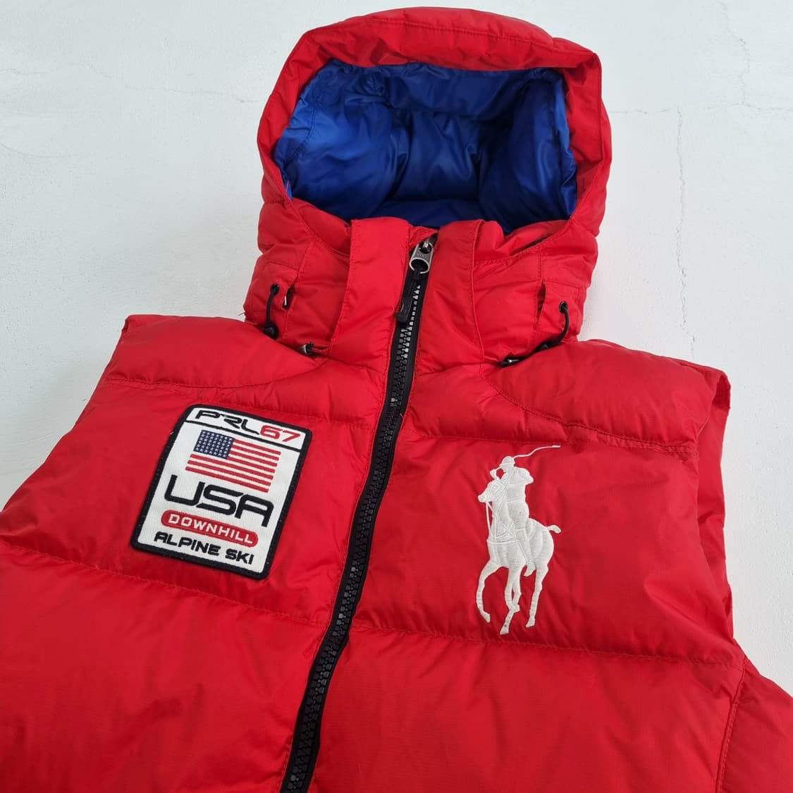 빈티지 폴로 빅포니 패딩 베스트 - S 상품이미지3