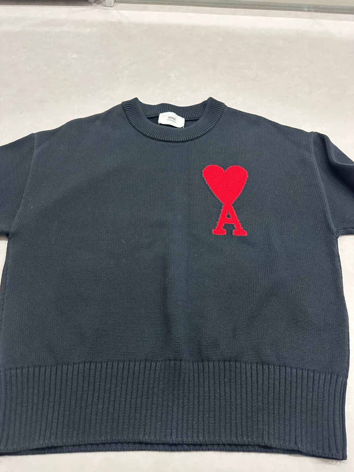 아미 빅 로고 니트 상품이미지2