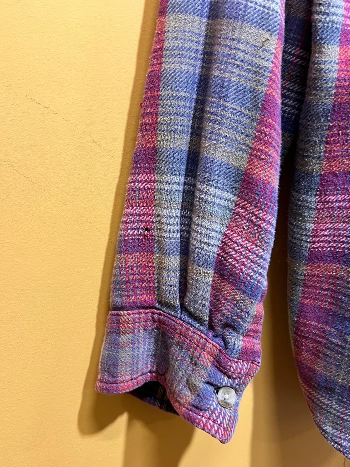 90s [XL] 올드 콜롬비아 빈티지 체크 플란넬 셔츠 상품이미지8