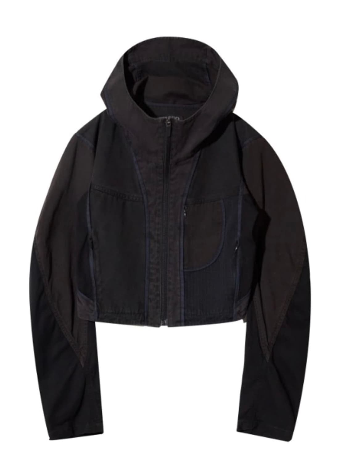 혜인서 패치워크 크롭자켓 상품이미지1