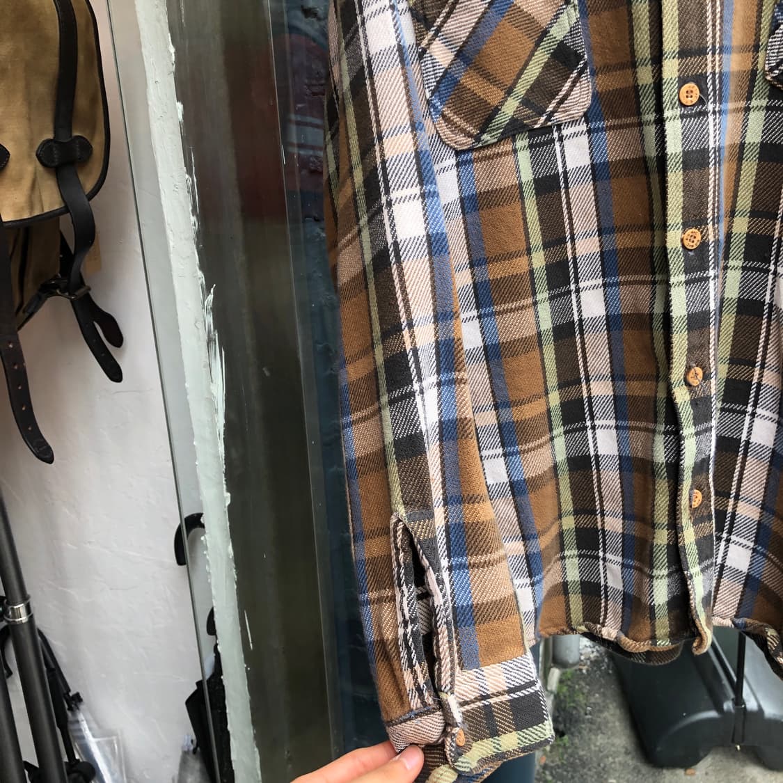 70s Big Mac flannel shirt-XL 상품이미지4