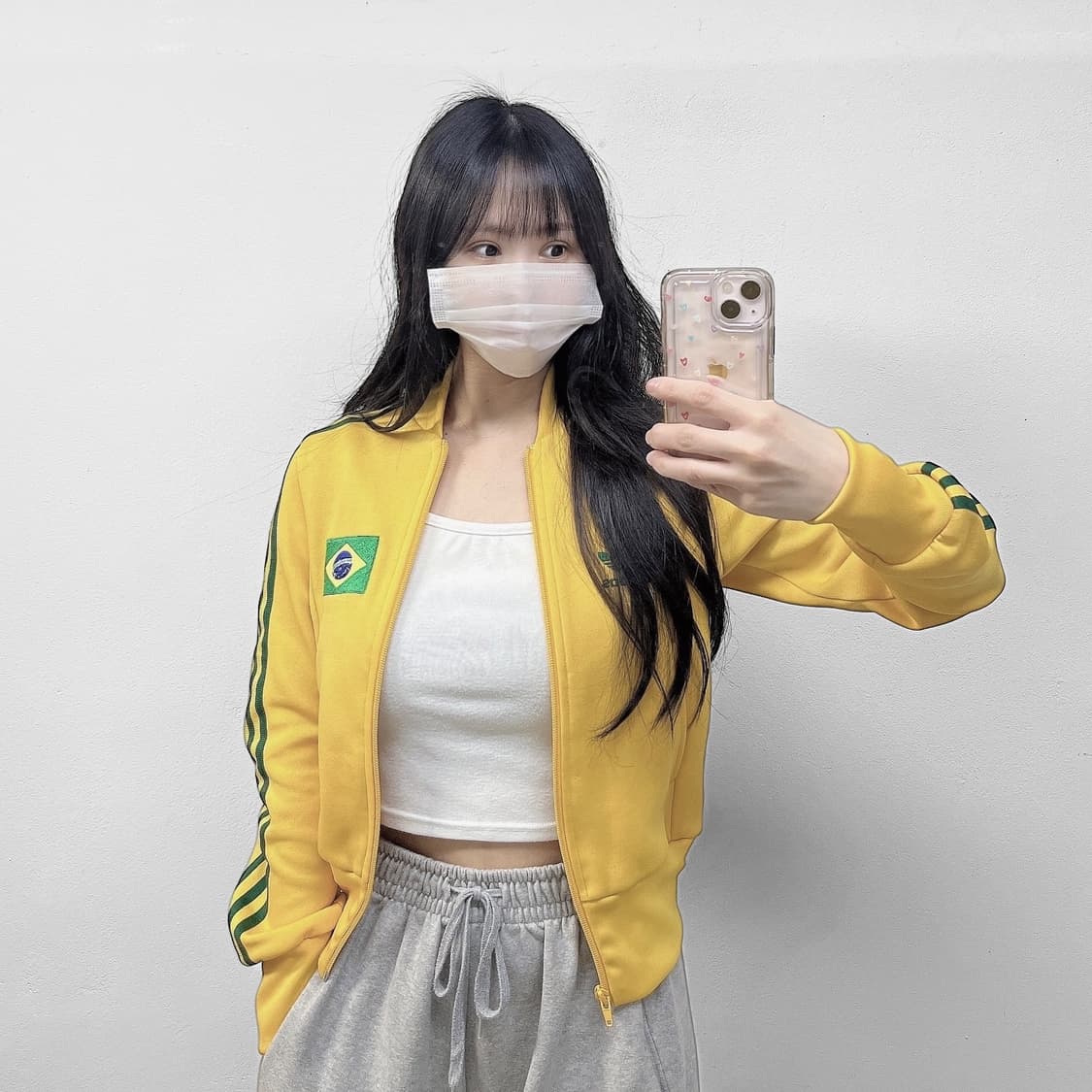 아디다스 브라질 트랙탑 져지 블랙 옐로우 상품이미지1