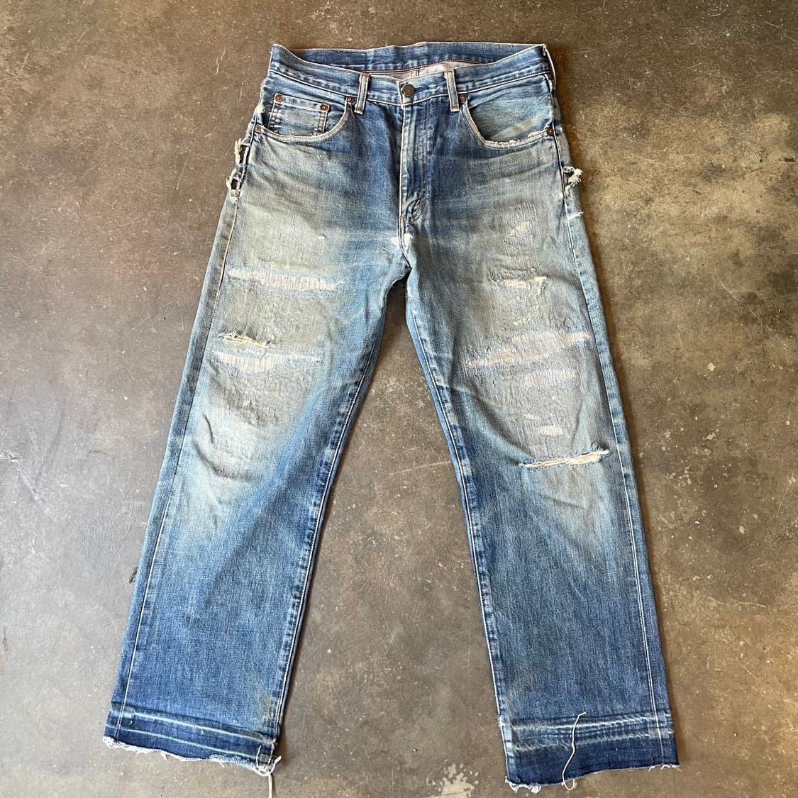 90s JP Levi's 502 빅e 셀비지 상품이미지1