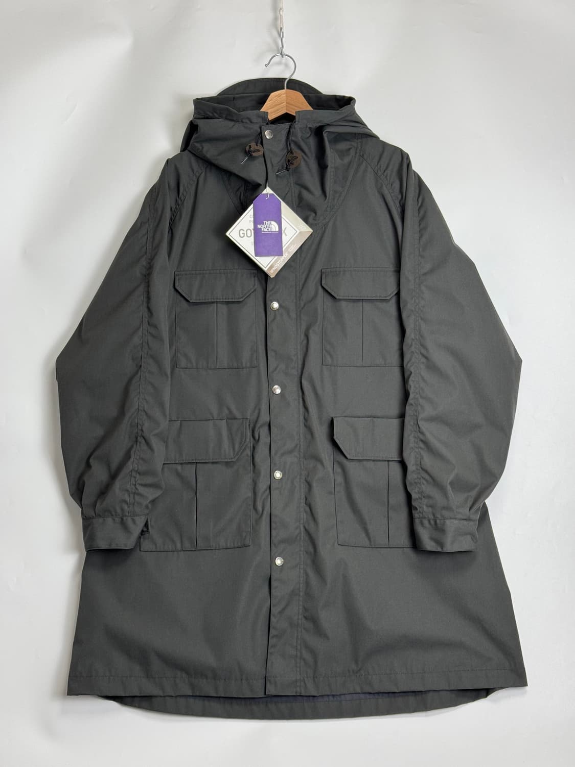 노스페이스 퍼플라벨 65/35 고어텍스 마운틴 코트 챠콜 L 상품이미지2