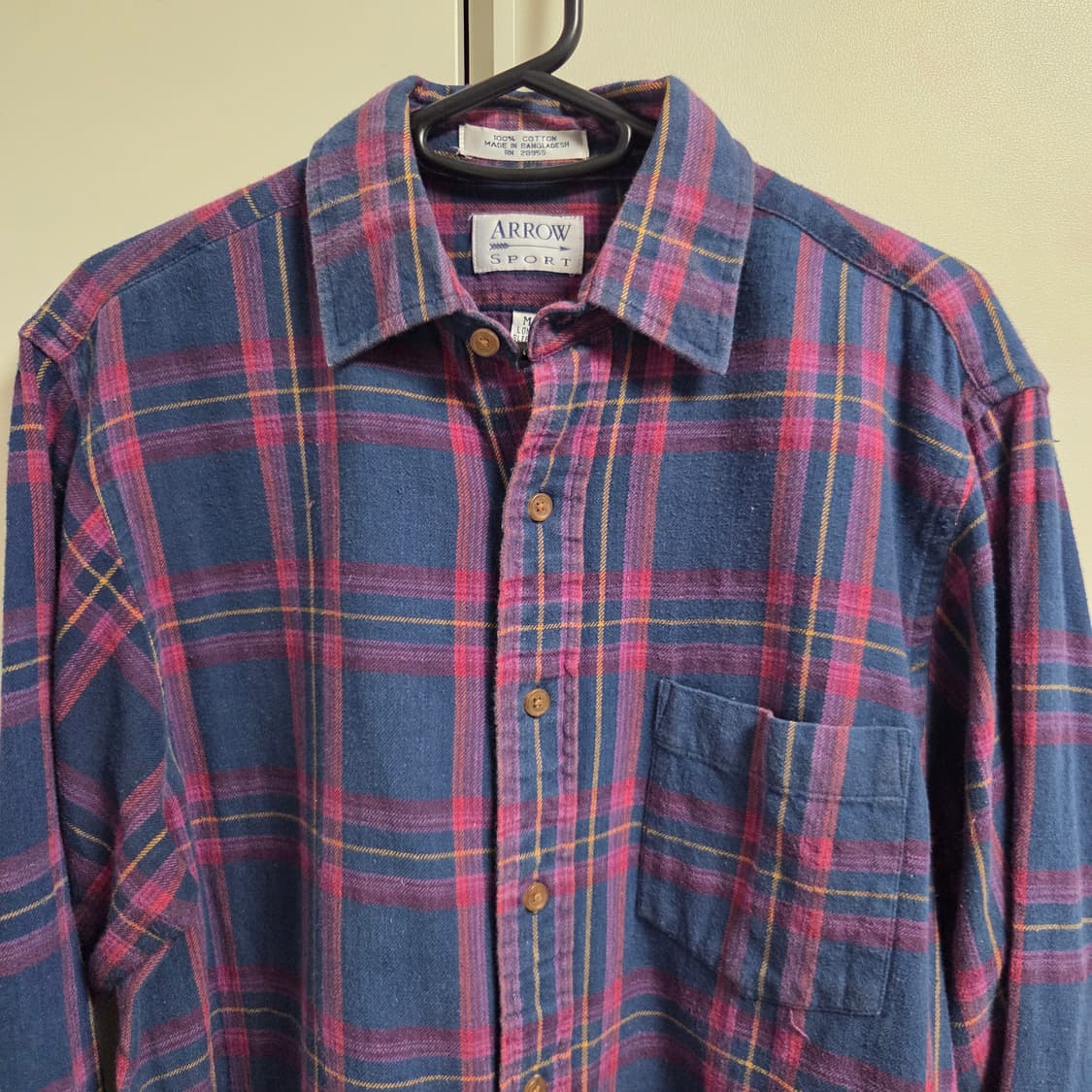 Arrow 아메리칸 체크 셔츠 L(100) 상품이미지2